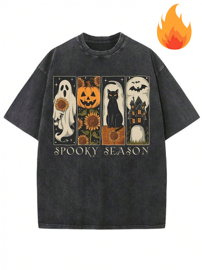 Acid Wash Vintage Graphic T Shirt - Camiseta Masculina Vintage com Estampa de