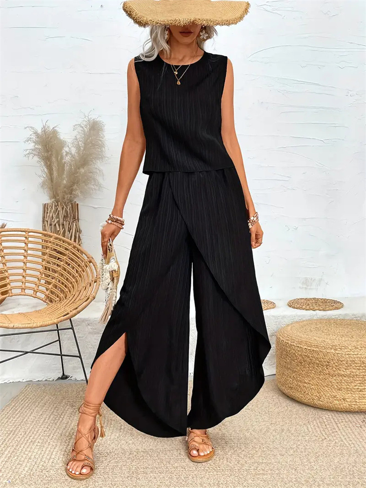 T-Shirts - Conjunto Fashion Relaxado e Confortável, Conjunto