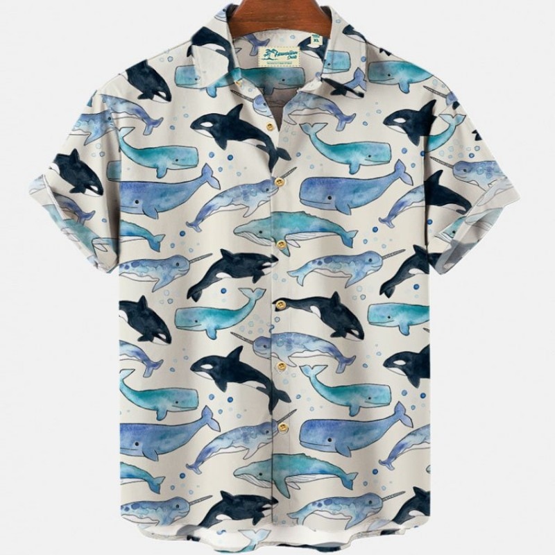 Verão floral koi peixe camisa  - Vintage Hawaiian Floral Shirt avaliação e preço