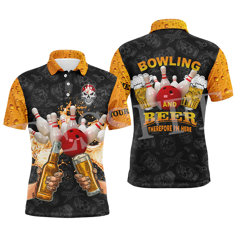 Nome personalizado Camisa polo - Short Sleeve Bowling Shirt Retro avaliação e preço
