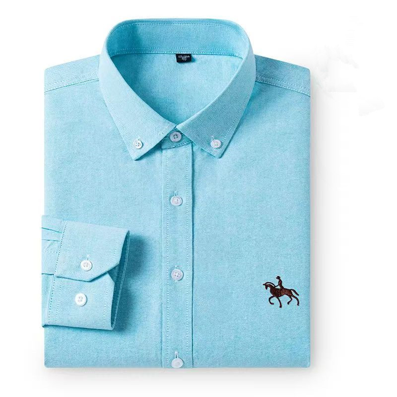 Camisas Oxford masculinas 100% - Oxford Cotton Casual Shirt Business avaliação e preço