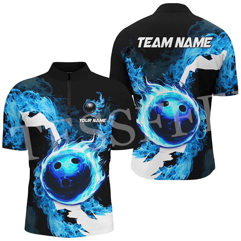Nome personalizado Polo Shirt, - Short Sleeve Bowling Shirt Retro avaliação e preço