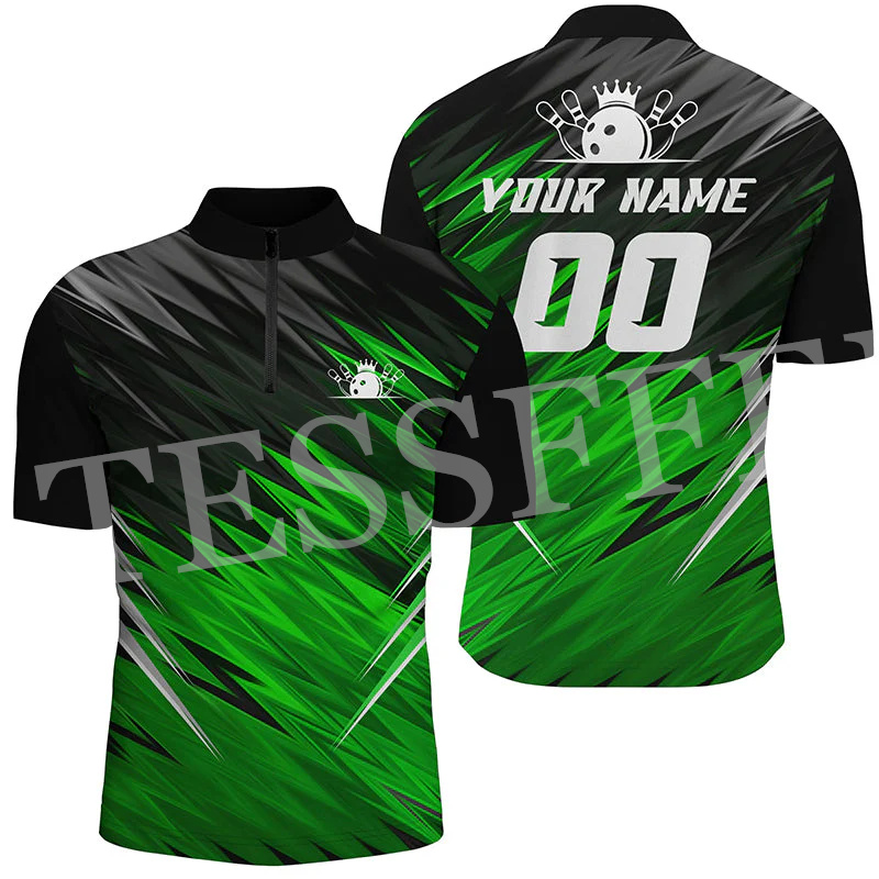 Nome personalizado Polo Shirt, - Short Sleeve Bowling Shirt Retro avaliação e preço